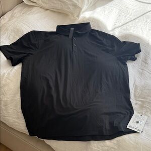 lululemon athletica Classic Black Polo Shirt